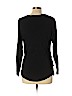 Old Navy - Maternity 100% Cotton Black Long Sleeve T-Shirt Size L - photo 2