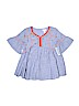 Cherokee 100% Cotton Print Blue Dress Size L (kids) - photo 1