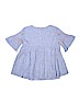 Cherokee 100% Cotton Print Blue Dress Size L (kids) - photo 2