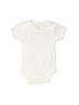 Rene Rofe 100% Cotton White Short Sleeve Onesie Size 3-6 mo - photo 1