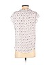 Ann Taylor LOFT 100% Polyester White Short Sleeve Blouse Size S (petite) - photo 2