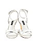 Nine West 100% Leather Silver Wedges Size 8 - photo 2
