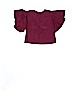 Meli Meli 100% Cotton Burgundy Short Sleeve Top Size 3T - photo 2