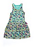 Rachael and Chloe Kids 100% Polyester Floral Teal Dress Size 8 - photo 1