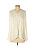 On The Road... Ivory Long Sleeve Blouse Size S - photo 1