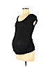 Liz Lange Maternity Black Short Sleeve T-Shirt Size S - photo 1