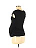 Liz Lange Maternity Black Short Sleeve T-Shirt Size S - photo 2