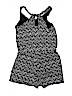 Old Navy 100% Cotton Chevron-herringbone Black Romper Size 10 - 12 - photo 2