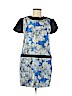 Victoria Victoria Beckham 100% Silk Blue Casual Dress Size UK 10 / US 6 - photo 1