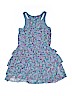 Rachael and Chloe Kids 100% Polyester Floral Blue Dress Size 8 - photo 2