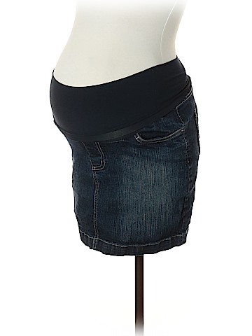 Motherhood Denim Skirt (view 1)