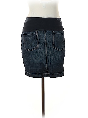 Motherhood Denim Skirt (view 2)