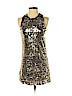Tory Burch 100% Polyester Tan Cocktail Dress Size XS - photo 1