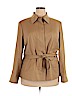 Linda Allard Ellen Tracy Tan Wool Coat Size 22 - photo 1