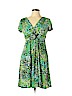 Studio 1 Green Casual Dress Size 10 (petite) - photo 1