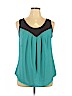 Wet Seal Teal Sleeveless Blouse Size XL - photo 1