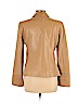 Armani Collezioni 100% Leather Tan Leather Jacket Size 10 - photo 2
