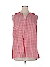 Crown & Ivy 100% Rayon Red Sleeveless Blouse Size 1X - photo 1