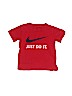 Nike 100% Cotton Red Short Sleeve T-Shirt Size 6 - photo 1