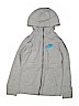 Nike 100% Cotton Gray Zip Up Hoodie Size M (youth) - photo 1
