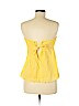 Moda International 100% Cotton Yellow Tube Top Size M - photo 2