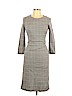 Peserico 100% Cotton Gray Casual Dress Size EU (IT) 46 / US 10 - photo 1