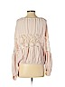 Free People 100% Rayon Pink Long Sleeve Blouse Size S - photo 2