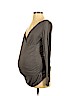 Gap - Maternity Gray Long Sleeve T-Shirt Size S - photo 1
