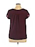 INC International Concepts Burgundy Short Sleeve Blouse Size XL (petite) - photo 2