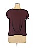 INC International Concepts Burgundy Short Sleeve Blouse Size XL (petite) - photo 1