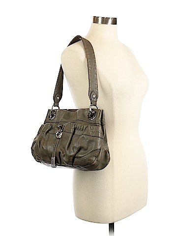 B Makowsky Leather Shoulder Bag (view 2)