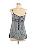 Marc by Marc Jacobs 100% Silk Blue Sleeveless Silk Top Size 6 - photo 1