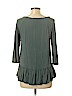 Ann Taylor LOFT 100% Rayon Gray 3/4 Sleeve Blouse Size M - photo 2