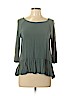 Ann Taylor LOFT 100% Rayon Gray 3/4 Sleeve Blouse Size M - photo 1