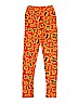 Lularoe Print Orange Leggings One size (youth) - photo 2
