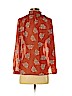 Ann Taylor LOFT 100% Polyester Orange Long Sleeve Blouse Size S (petite) - photo 2