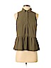 American Eagle Outfitters 100% Polyester Green Sleeveless Blouse Size S - photo 1