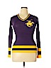 Beverly Hills Polo Club 100% Cotton Purple Pullover Sweater Size L - photo 1