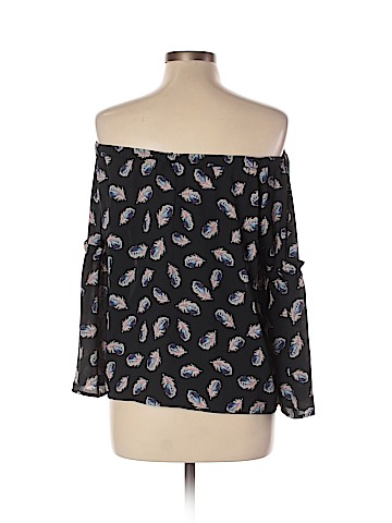 Aqua 3/4 Sleeve Blouse (view 2)