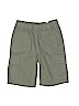 The Children's Place 100% Cotton Green Cargo Shorts Size 8 - photo 1