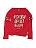 Justice Red Long Sleeve Top Size 8 - photo 1
