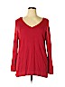 J.jill Red Pullover Sweater Size XL - photo 1