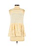 One September Ivory Sleeveless Blouse Size S (petite) - photo 1