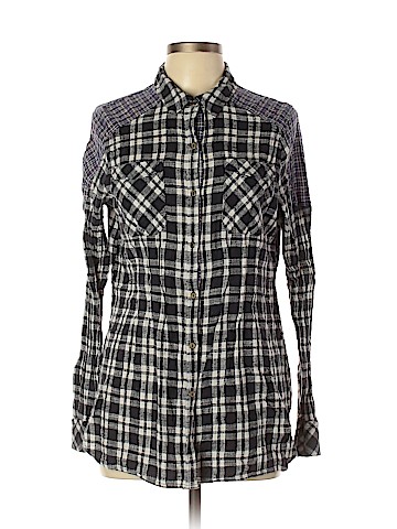 Free People Long Sleeve Button-Down Shirt (view 1)