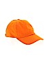 Unbranded 100% Cotton Solid Orange Baseball Cap One size - photo 1