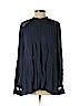 Free People 100% Polyester Blue Long Sleeve Blouse Size S - photo 1
