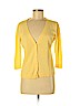 Ann Taylor LOFT 100% Cotton Yellow Cardigan Size M (petite) - photo 1