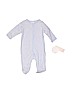 Absorba Solid Blue Long Sleeve Outfit Size 0-3 mo - photo 1