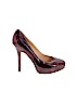 Joan & David Burgundy Heels Size 7 - photo 1