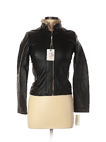 Jessica Simpson Faux Leather Jacket (view 1)